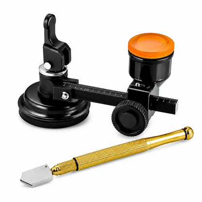 🛠️ Adjustable Glass & Tile Circle Cutter – Precision Suction Cup Tool