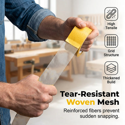 Heavy-Duty Double-Sided Mesh Tape — Waterproof, Residue-Free, Extra Strong Hold