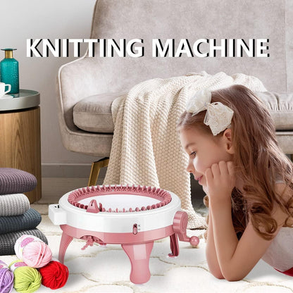 48-Needle Smart Knitting Machine with Row Counter