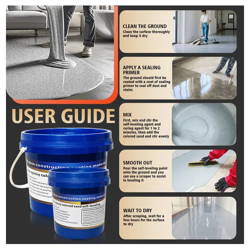 Waterproof Anti-Slip Water-Based Epoxy Garage Floor Paint