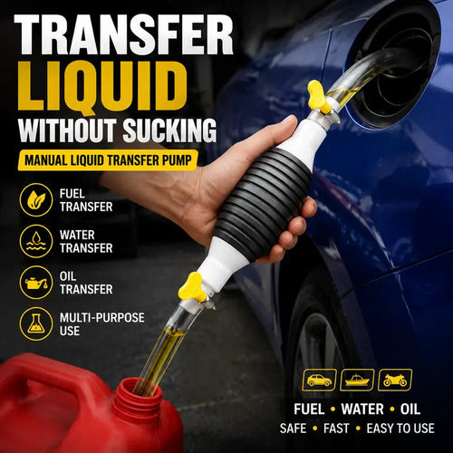 🛢️Manual Siphon Pump Kit with 1.5M Hose