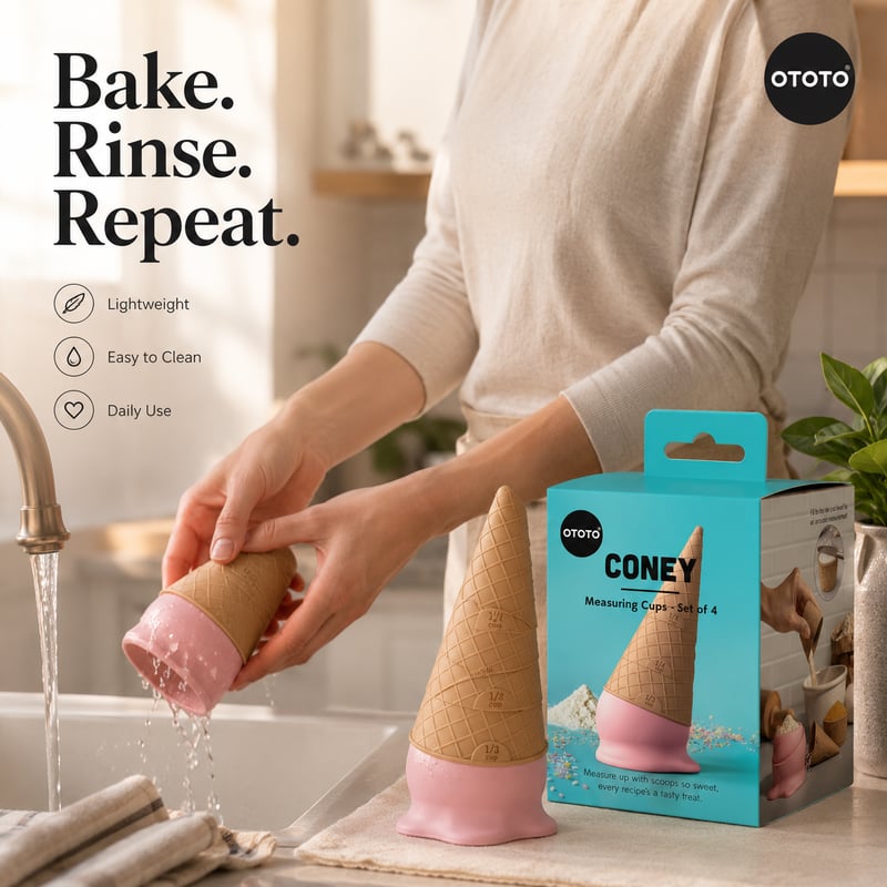 🍦Ice Cream Measuring Cups Set –Cute Measuring Cups