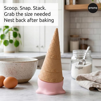 🍦Ice Cream Measuring Cups Set –Cute Measuring Cups