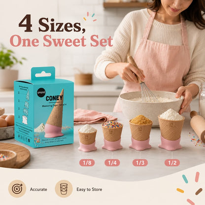 🍦Ice Cream Measuring Cups Set –Cute Measuring Cups