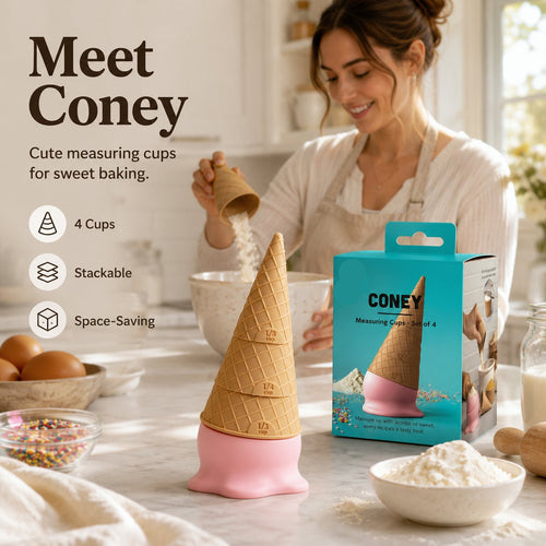 🍦Ice Cream Measuring Cups Set –Cute Measuring Cups