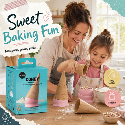 🍦Ice Cream Measuring Cups Set –Cute Measuring Cups
