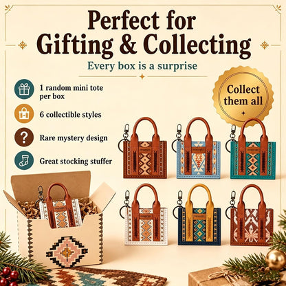 Southwestern Mini Tote Blind Box | Mystery Key Charm Collection