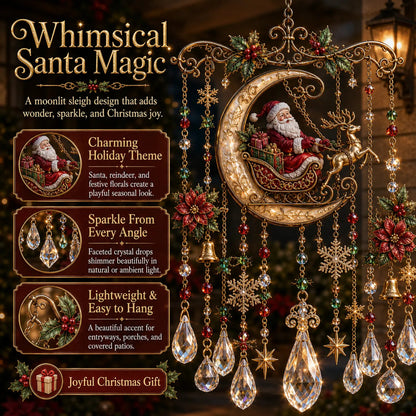 Handmade Christmas Stained Glass Window Hanging