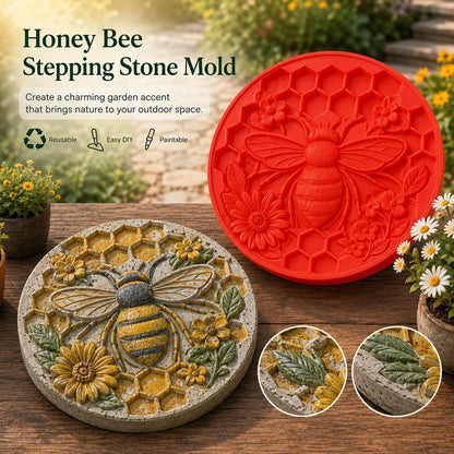 🌻 Reusable Garden Stepping Stone Mold | DIY Concrete Art Mold
