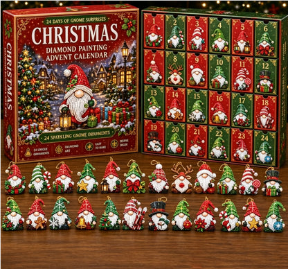 👻 Countdown to Halloween Magic! 🎃✨ 31-Day Gnome Diamond Art Advent Calendar