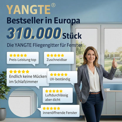 Fliegengitter für Fenster 4 Stück 130x150 cm