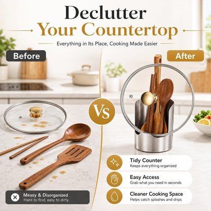 Organizador de utensilios de cocina multifuncional