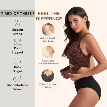 iBraStar Wireless Mesh Support Bra – Removable Pads