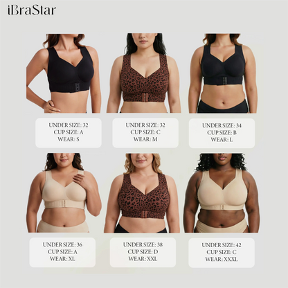 iBraStar Wireless Mesh Support Bra – Removable Pads