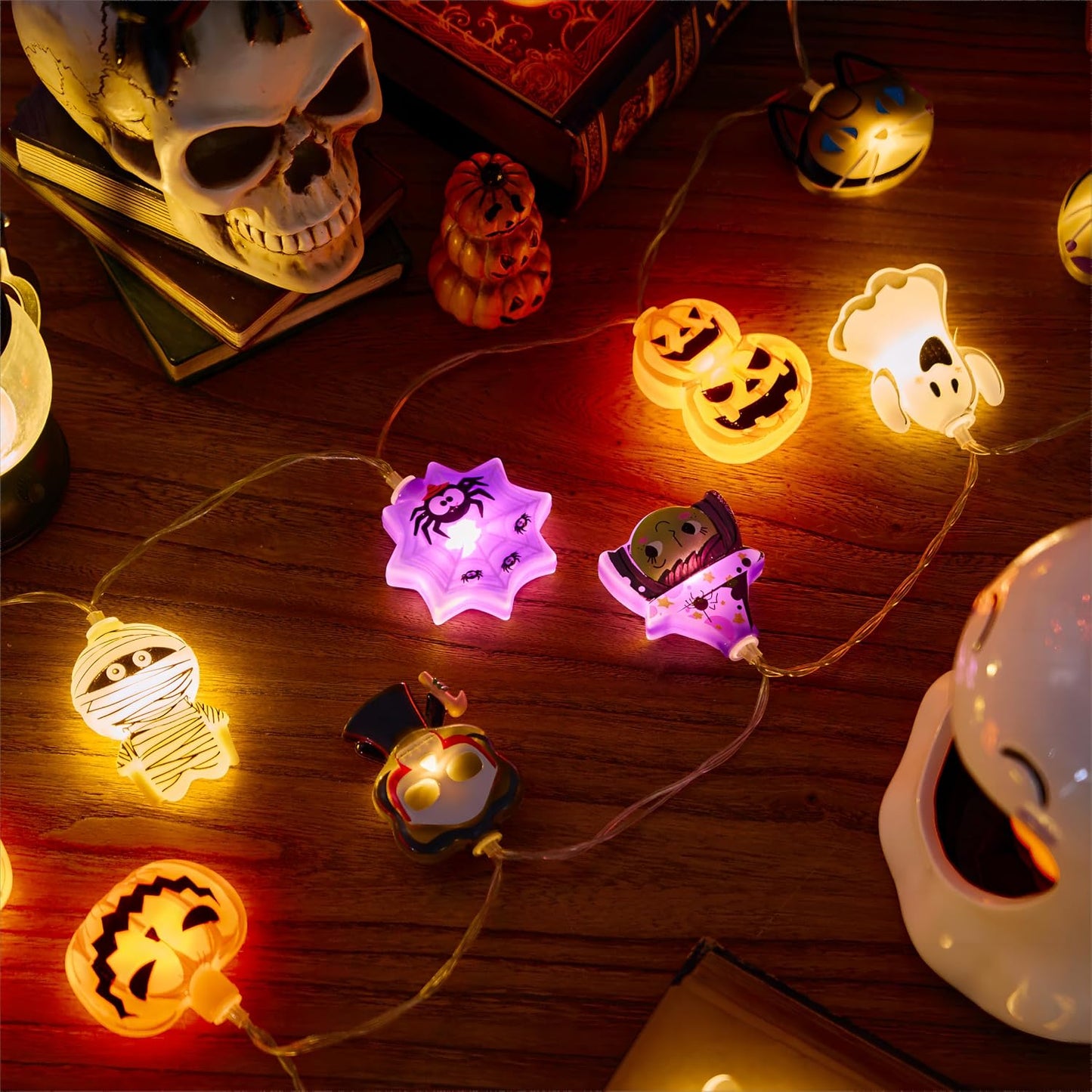 Halloween String Lights, 10FT 20 LED Halloween Fairy Lights Decor