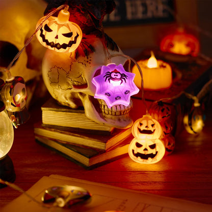 Halloween String Lights, 10FT 20 LED Halloween Fairy Lights Decor