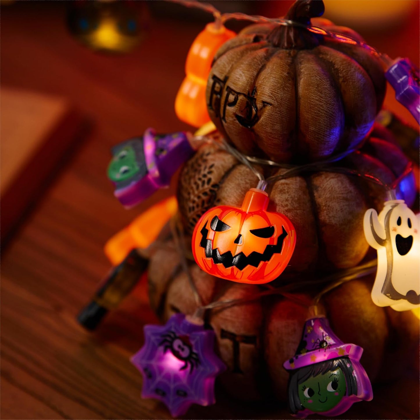 Halloween String Lights, 10FT 20 LED Halloween Fairy Lights Decor