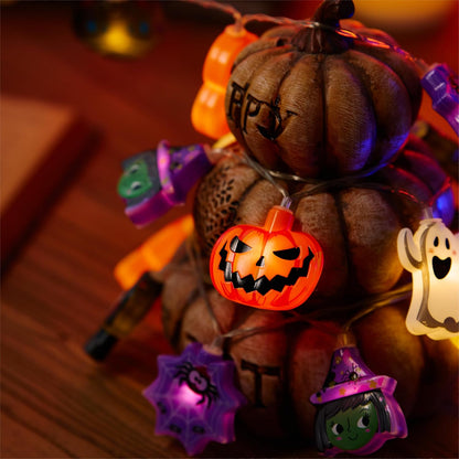 Halloween String Lights, 10FT 20 LED Halloween Fairy Lights Decor