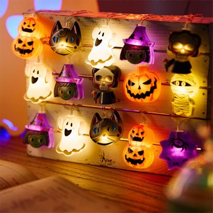 Halloween String Lights, 10FT 20 LED Halloween Fairy Lights Decor