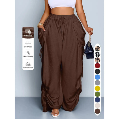 Women's Casual Loose-Fit Wide Leg Pants