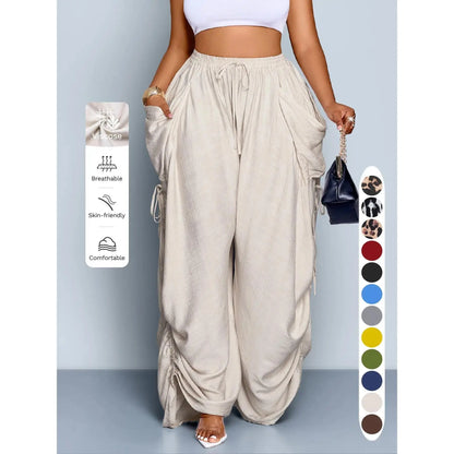Women's Casual Loose-Fit Wide Leg Pants