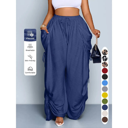 Women's Casual Loose-Fit Wide Leg Pants