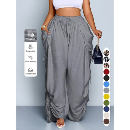 Women's Casual Loose-Fit Wide Leg Pants