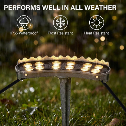 Outdoor Ring Tree Wrap Light – 360° LED Landscape Uplighting for Trees & Palms