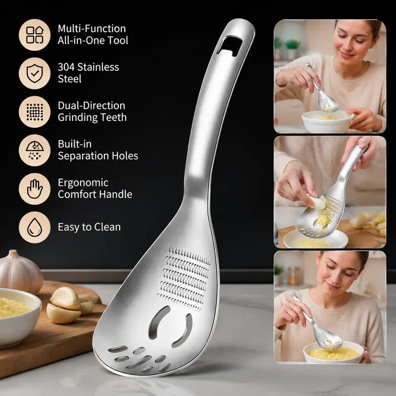 5-in-1 Multifunctional Spoon, 304 Stainless Steel