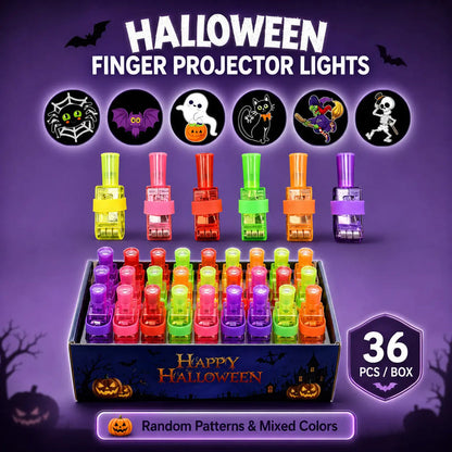 🎃 Halloween Finger Projector Lights – Mini Pattern Projector