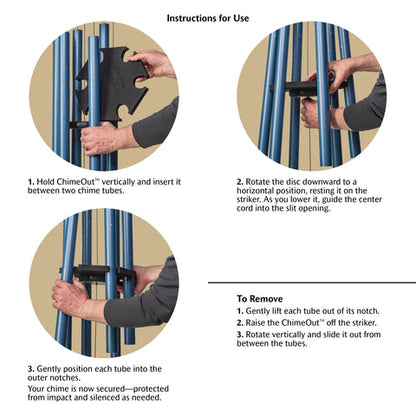 Large Wind Chime Silencer & Storm Protector