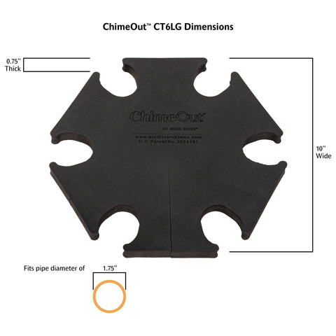Large Wind Chime Silencer & Storm Protector