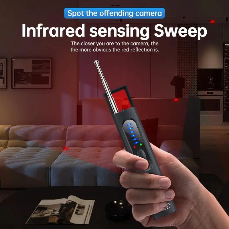 Hidden Camera Detectors, GPS Tracker Detector with 5 Sensitivity Levels and Professional Modes