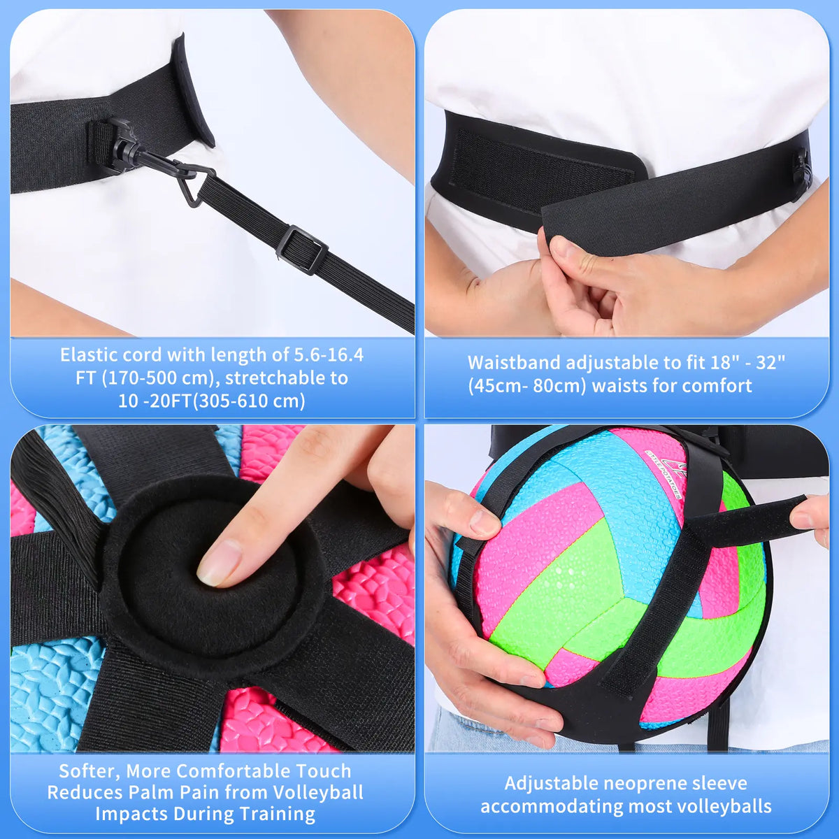 Volleyball Rebounder Training Set