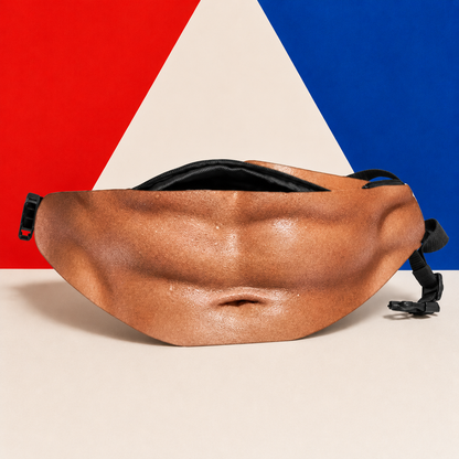 Ultra-Realistic Beer Belly Fanny Pack - Funny Dad Bod Waist Bag