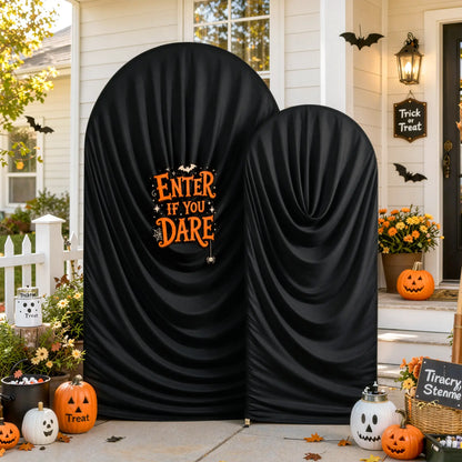 6FT/7.2FT Ruched Wedding Arch Backdrop Cover