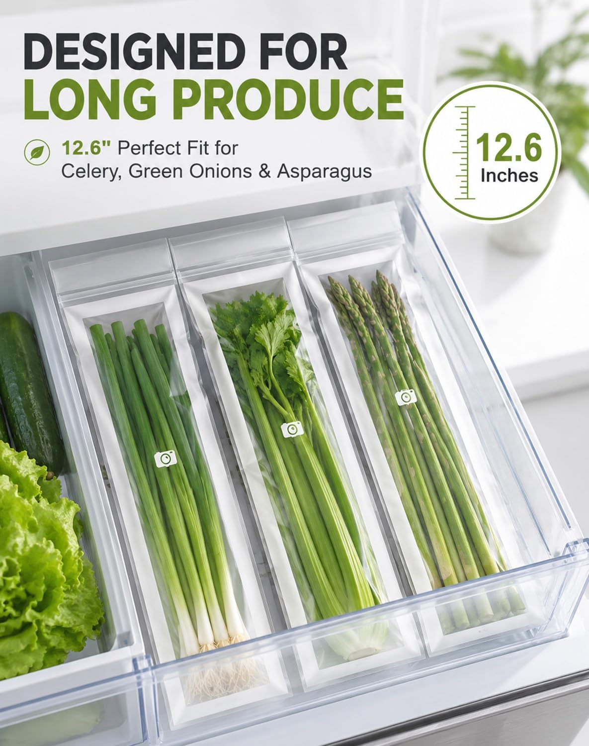 🎉Reusable Long Food Storage Bags Set