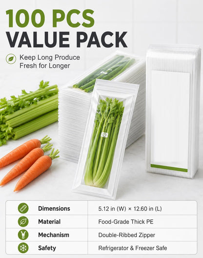 🎉Reusable Long Food Storage Bags Set