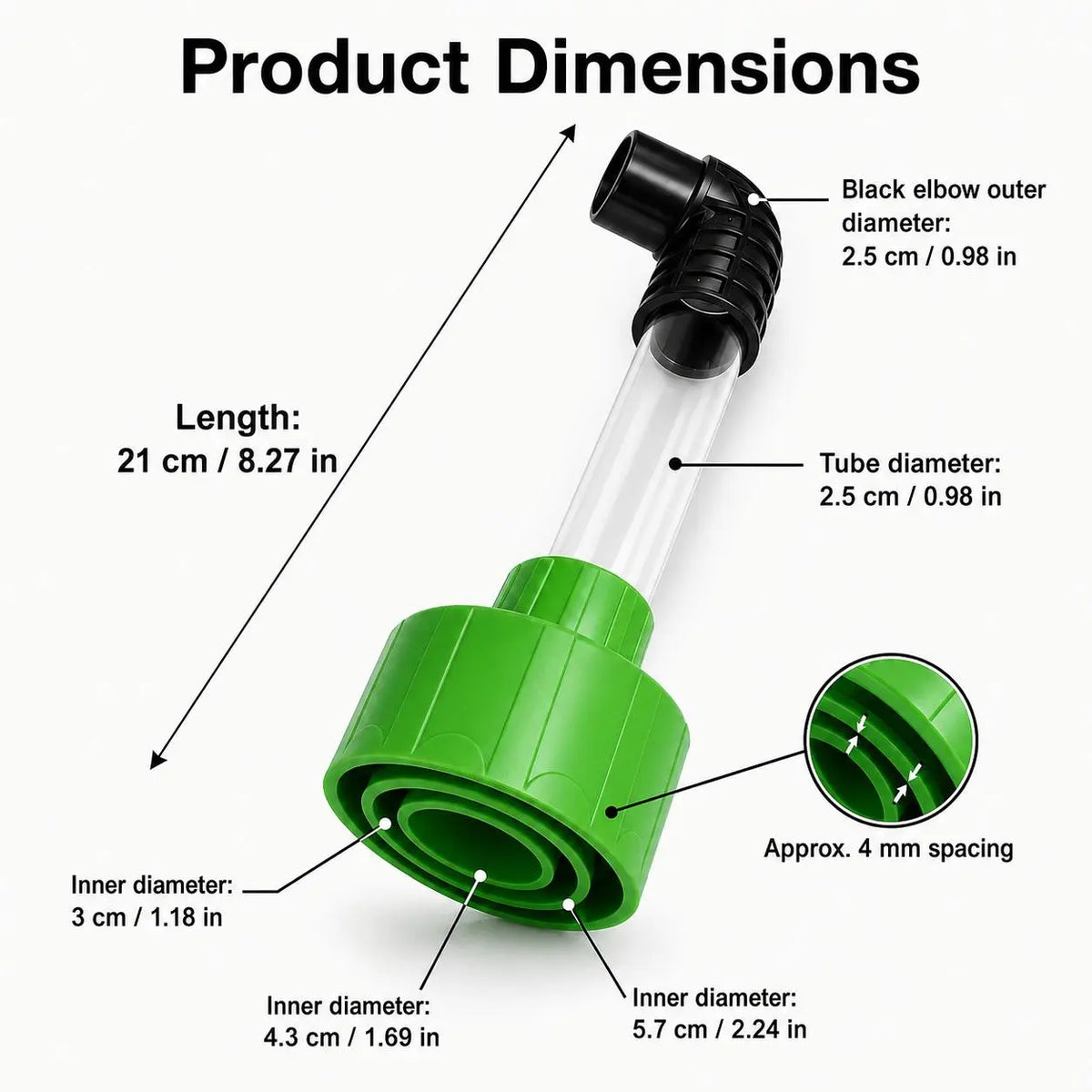 ❤️Universal AC Drain Line Cleaner Adapter – Wet/Dry Vac Attachment