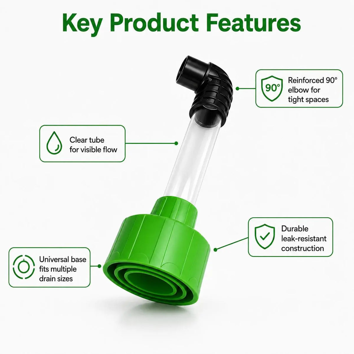 ❤️Universal AC Drain Line Cleaner Adapter – Wet/Dry Vac Attachment
