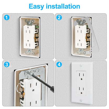 ❤️Flush-Fit Metal Wall Plate Spacers for Outlet Repair