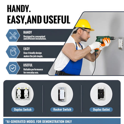 ❤️Flush-Fit Metal Wall Plate Spacers for Outlet Repair