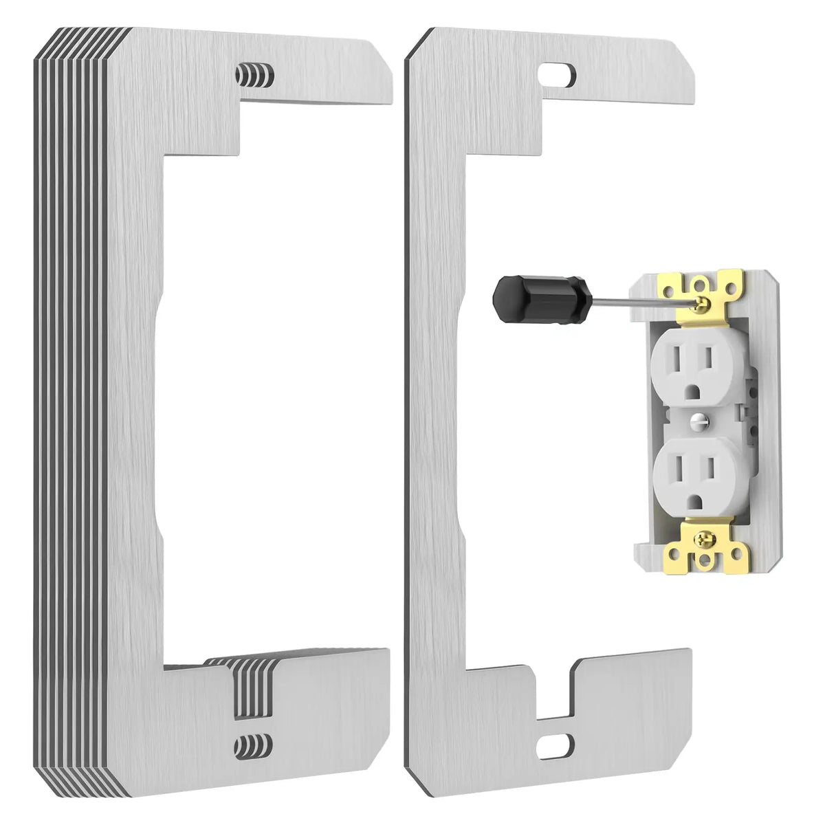 ❤️Flush-Fit Metal Wall Plate Spacers for Outlet Repair