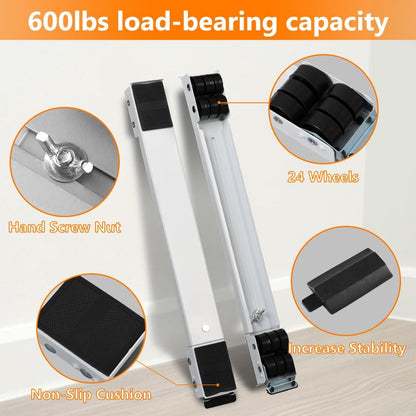 ❤️Adjustable Appliance Moving Dolly with Rollers