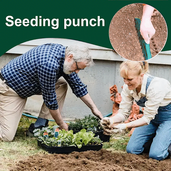 ❤️12-Tooth Precision Seed Planter – Quick & Even Garden Sowing Tool