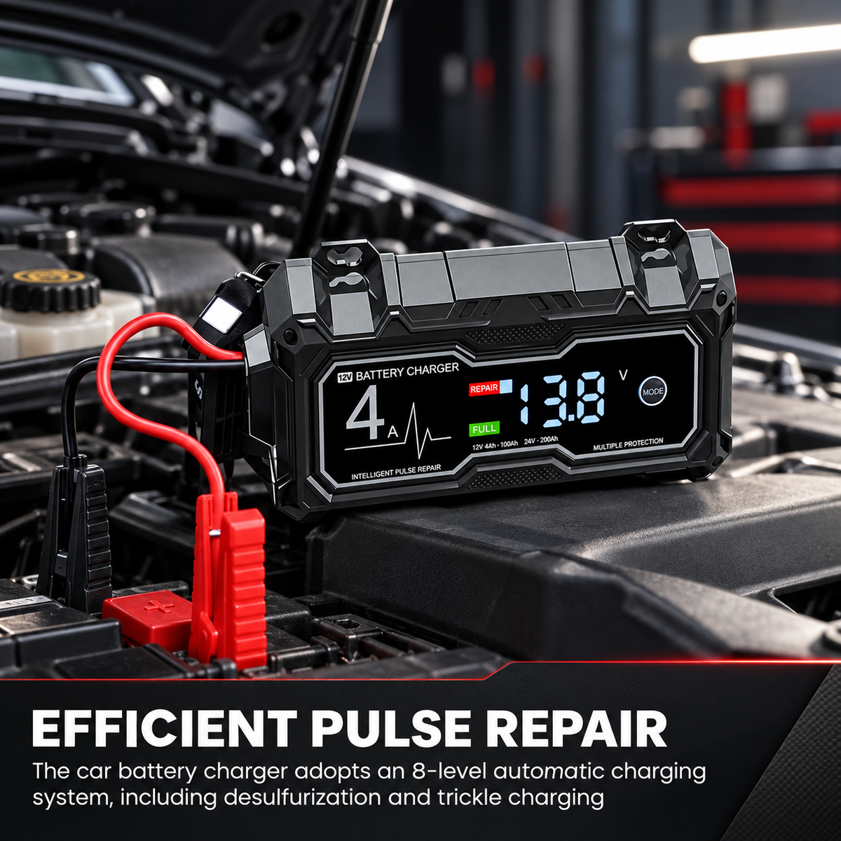 ❤️GBX155 4250A Jump Starter – Powerful Emergency Car Battery Booster