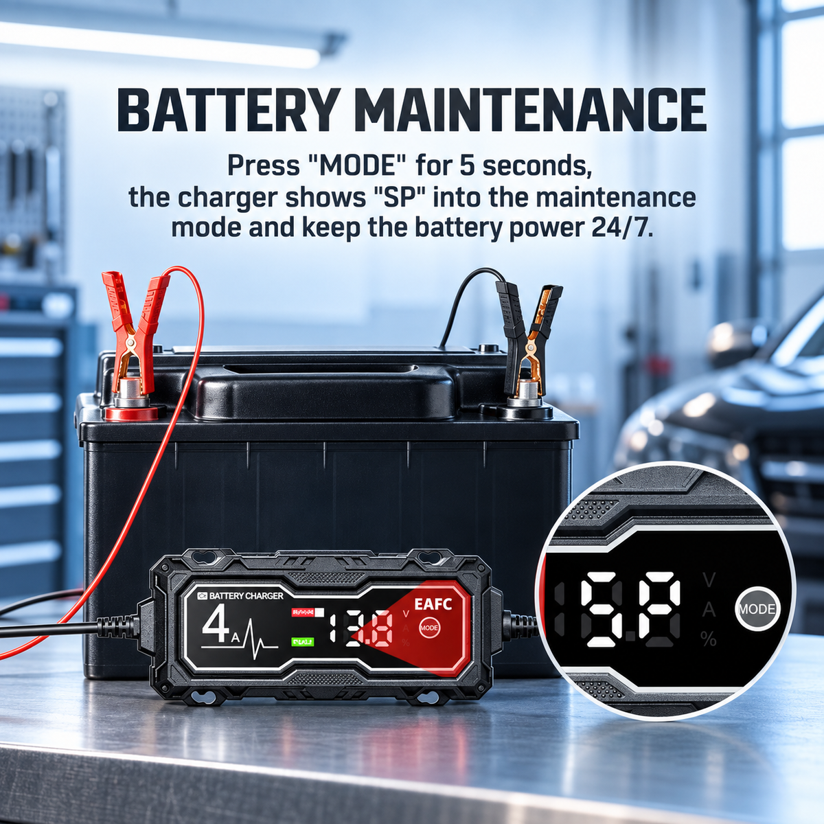 ❤️GBX155 4250A Jump Starter – Powerful Emergency Car Battery Booster