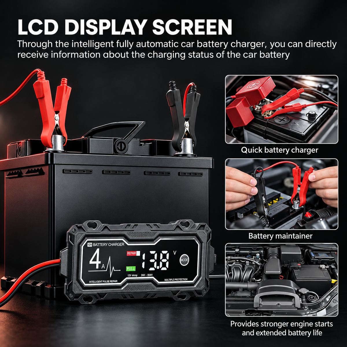 ❤️GBX155 4250A Jump Starter – Powerful Emergency Car Battery Booster