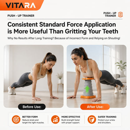❤️Spring-Assisted Push-Up Trainer – Easier Reps, Better Form