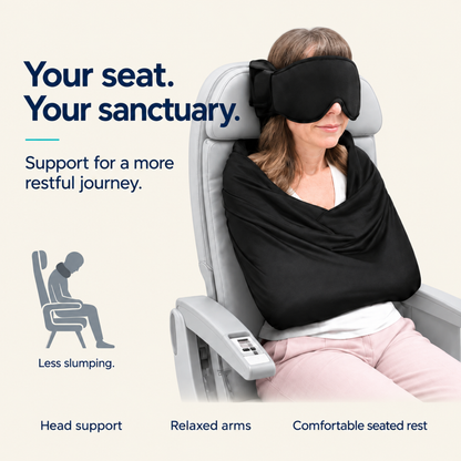 ❤️3-in-1 Travel Sleep Support – Head, Eye & Arm Comfort